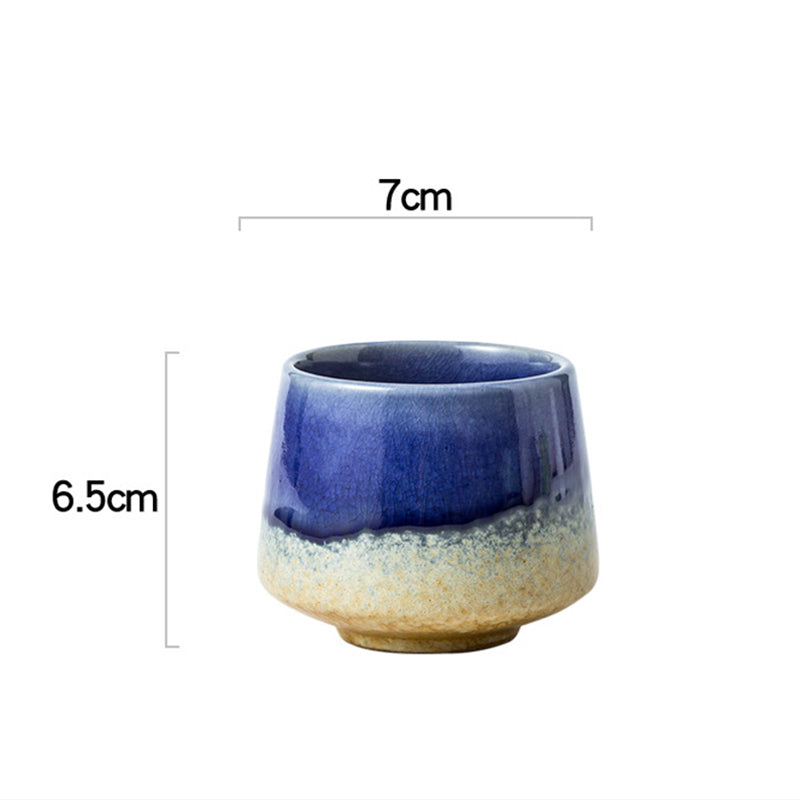 Buddha Stones Retro Kiln Change Ceramiczny kubek do kawy Herbata Espresso Filiżanka do kawy 200ml