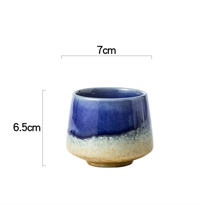 Buddha Stones Retro Kiln Change Ceramiczny kubek do kawy Herbata Espresso Filiżanka do kawy 200ml