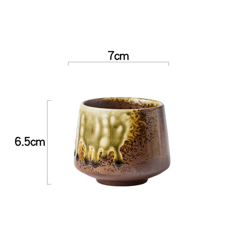 Buddha Stones Retro Kiln Change Ceramiczny kubek do kawy Herbata Espresso Filiżanka do kawy 200ml