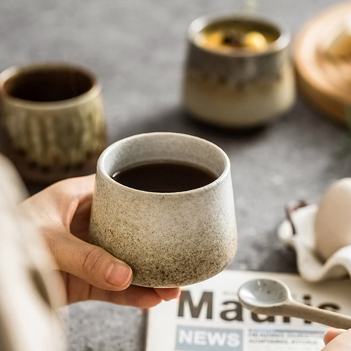 Buddha Stones Retro Kiln Change Ceramiczny kubek do kawy Herbata Espresso Filiżanka do kawy 200ml
