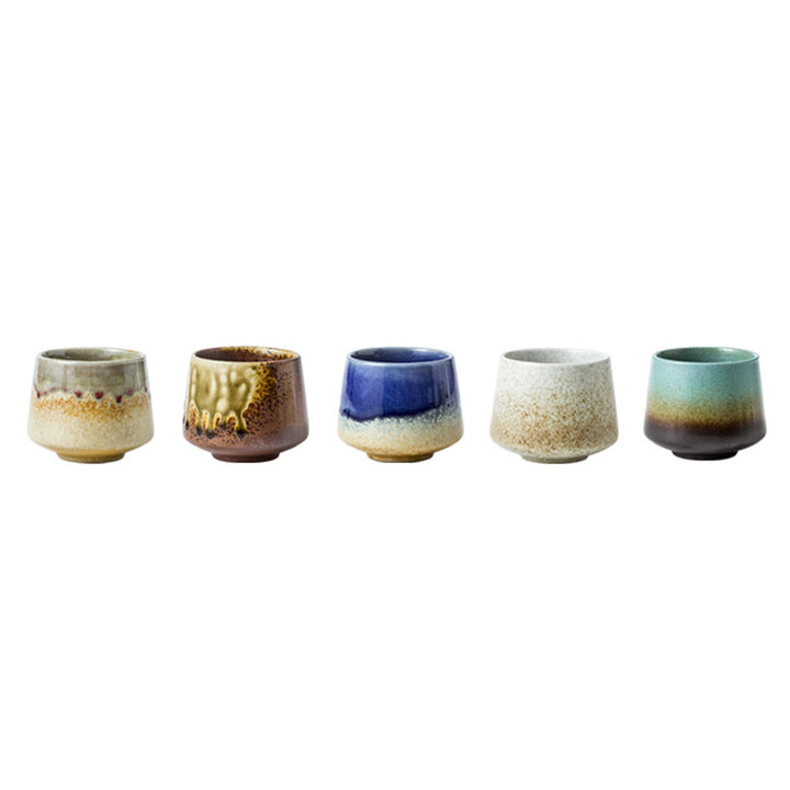 Buddha Stones Retro Kiln Change Ceramiczny kubek do kawy Herbata Espresso Filiżanka do kawy 200ml