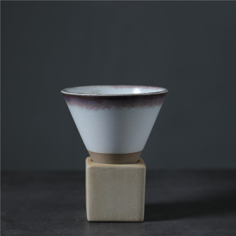 Buddha Stones Vintage Gradient Ceramiczny Kubek Do Kawy Herbata Latte Espresso Kawy Filiżanka Z Podstawką 200 ml