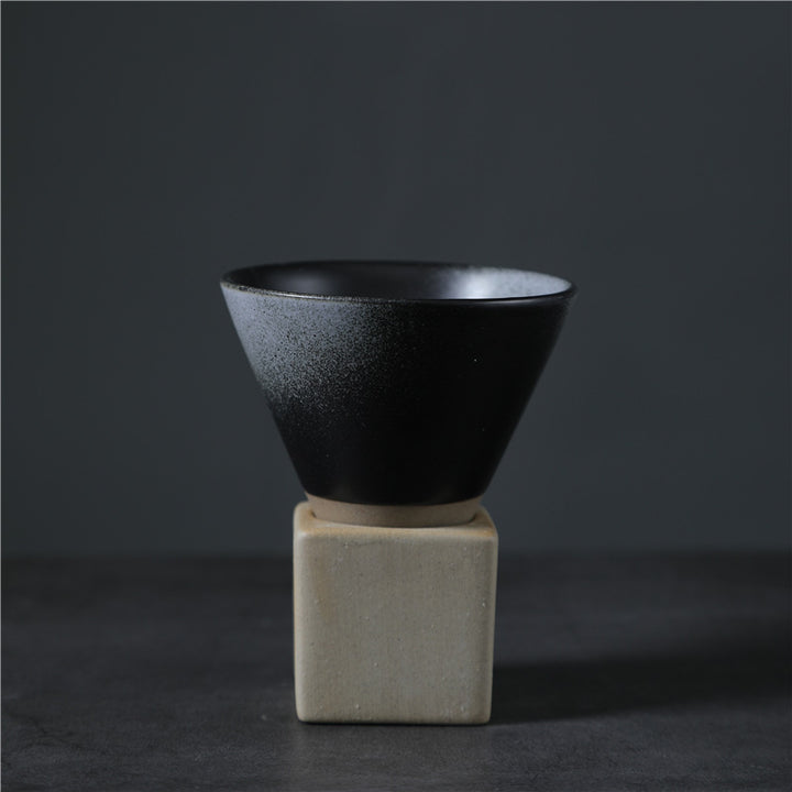 Buddha Stones Vintage Gradient Ceramiczny Kubek Do Kawy Herbata Latte Espresso Kawy Filiżanka Z Podstawką 200 ml