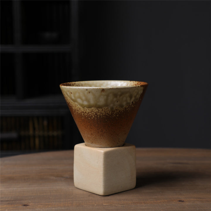 Buddha Stones Vintage Gradient Ceramiczny Kubek Do Kawy Herbata Latte Espresso Kawy Filiżanka Z Podstawką 200 ml
