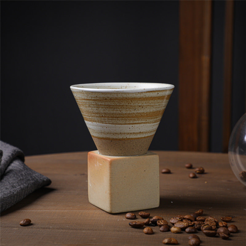 Buddha Stones Vintage Gradient Ceramiczny Kubek Do Kawy Herbata Latte Espresso Kawy Filiżanka Z Podstawką 200 ml