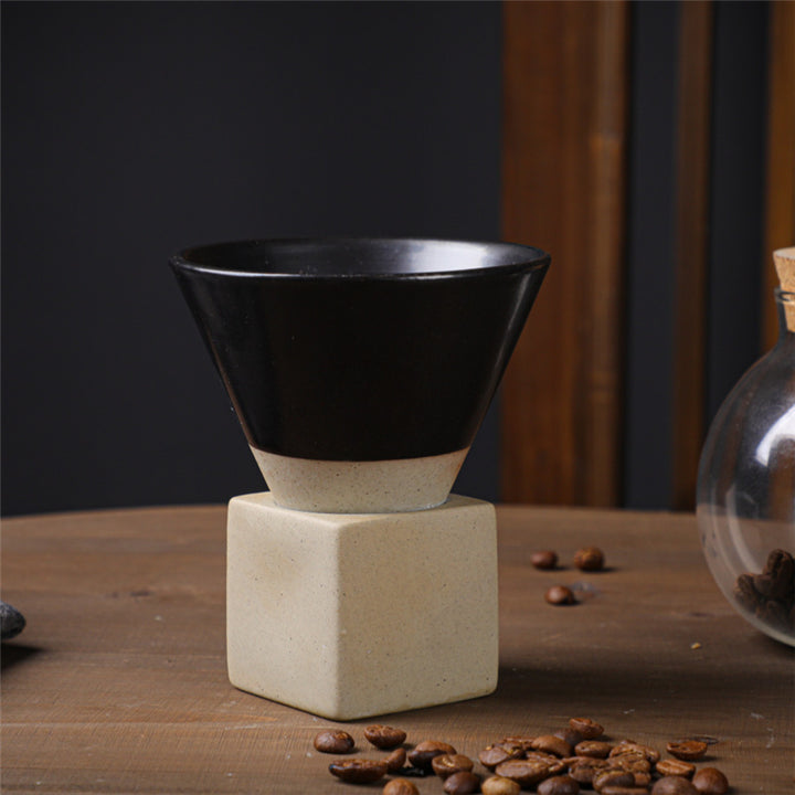Buddha Stones Vintage Gradient Ceramiczny Kubek Do Kawy Herbata Latte Espresso Kawy Filiżanka Z Podstawką 200 ml