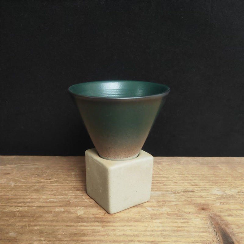 Buddha Stones Vintage Gradient Ceramiczny Kubek Do Kawy Herbata Latte Espresso Kawy Filiżanka Z Podstawką 200 ml
