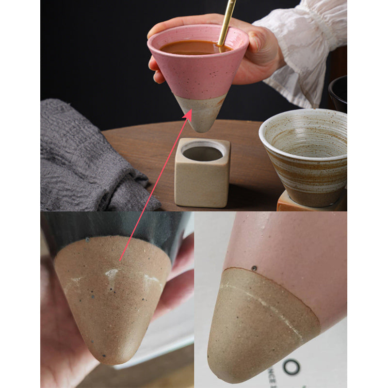 Buddha Stones Vintage Gradient Ceramiczny Kubek Do Kawy Herbata Latte Espresso Kawy Filiżanka Z Podstawką 200 ml