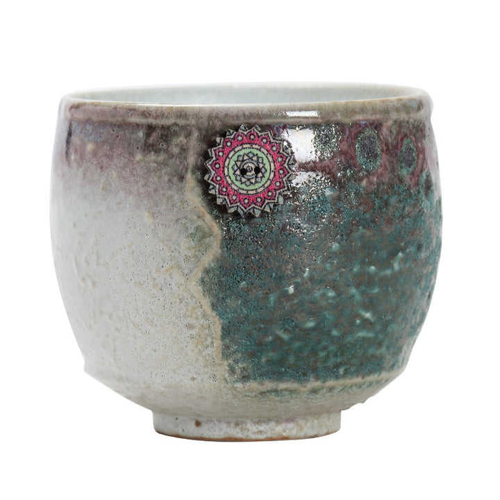Buddha Stones Słonecznikowy Piec Zmiana Ceramiczny Kubek Kawy Herbata Latte Espresso Kawy Filiżanka 250 ml