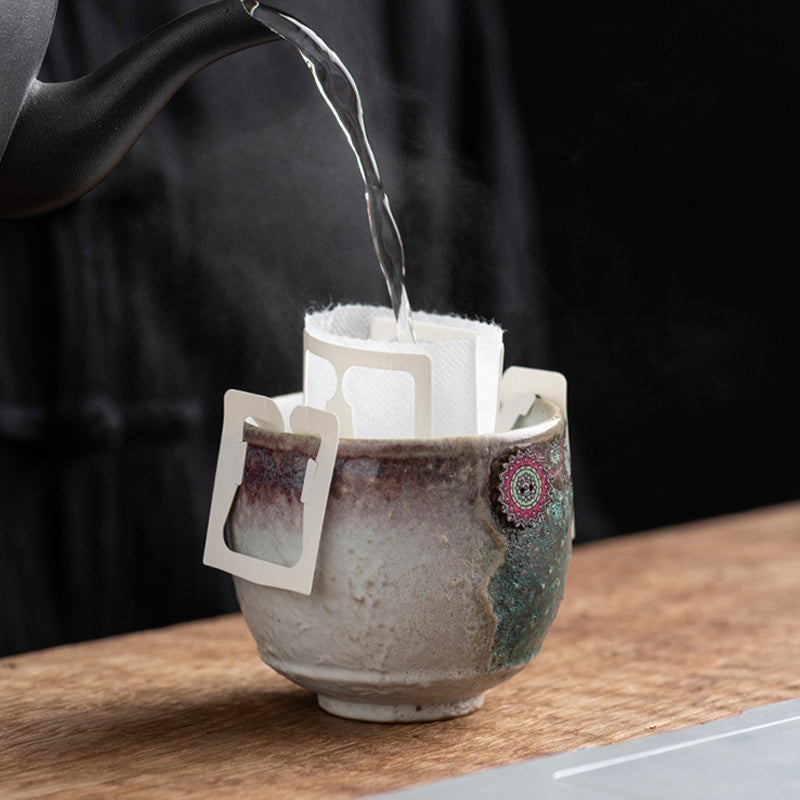 Buddha Stones Słonecznikowy Piec Zmiana Ceramiczny Kubek Kawy Herbata Latte Espresso Kawy Filiżanka 250 ml