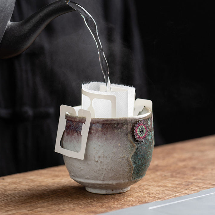Buddha Stones Słonecznikowy Piec Zmiana Ceramiczny Kubek Kawy Herbata Latte Espresso Kawy Filiżanka 250 ml