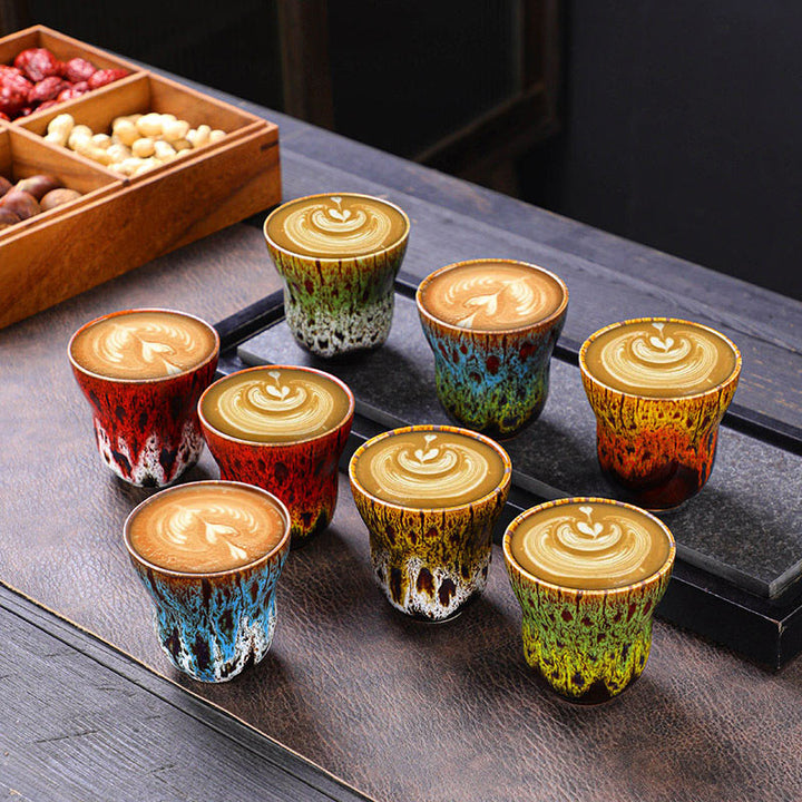 Buddha Stones Vintage Kiln Change Design Ceramiczny kubek do kawy i herbaty 150 ml - image 0