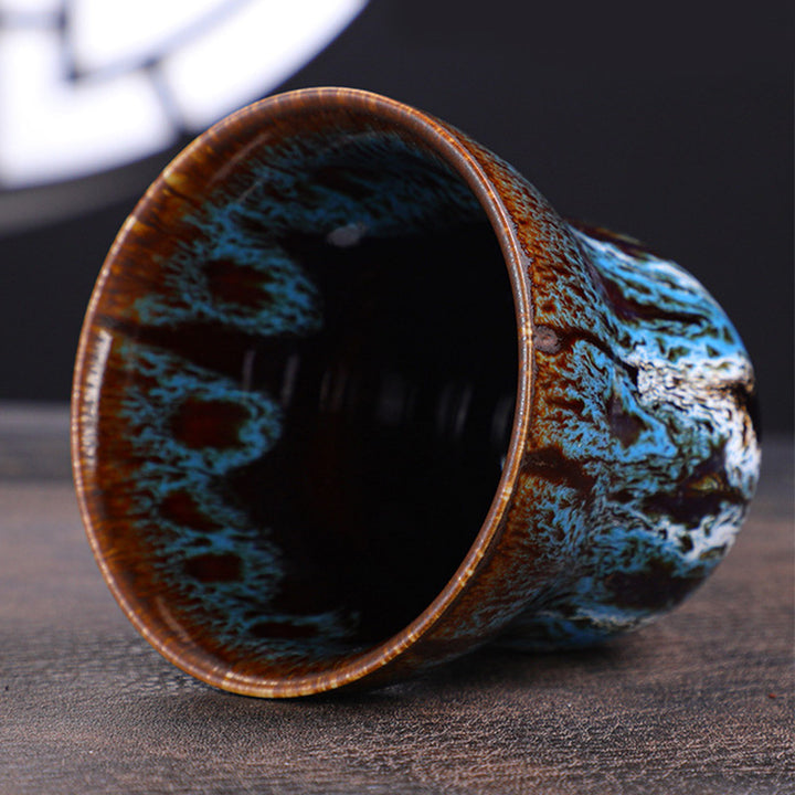 Buddha Stones Vintage Kiln Change Design Ceramiczny kubek do kawy i herbaty 150 ml - image 4