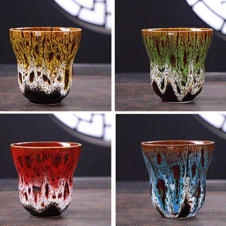 Buddha Stones Vintage Kiln Change Design Ceramiczny kubek do kawy i herbaty 150 ml - image 18