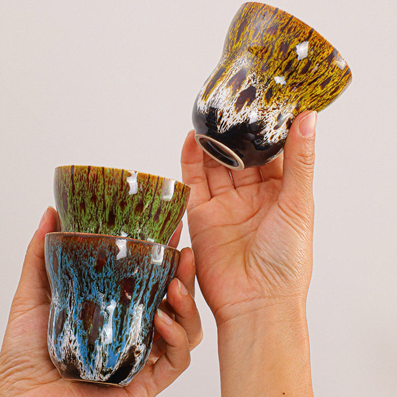 Buddha Stones Vintage Kiln Change Design Ceramiczny kubek do kawy i herbaty 150 ml - image 11