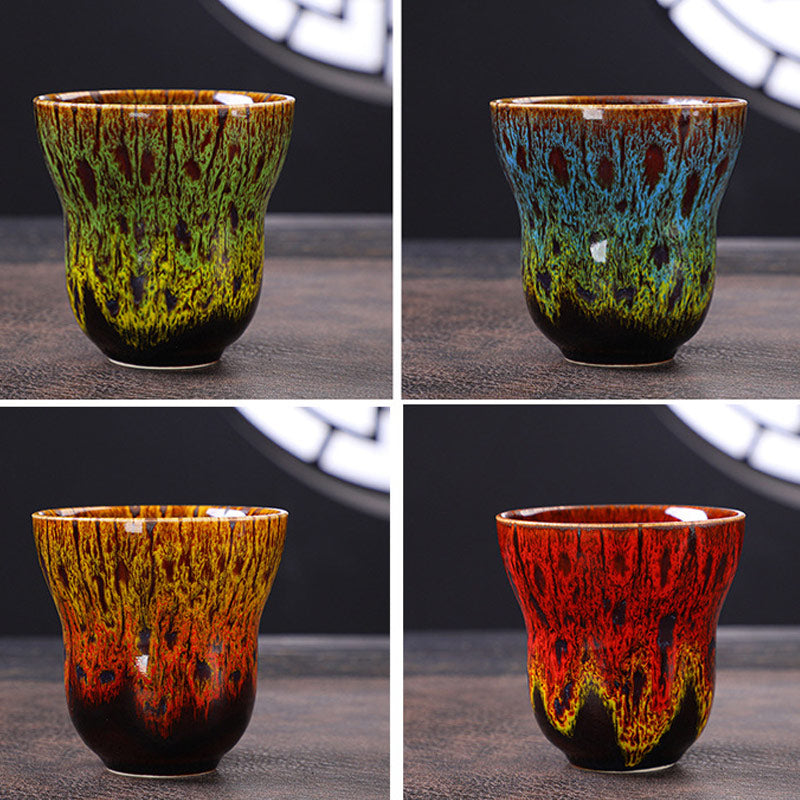 Buddha Stones Vintage Kiln Change Design Ceramiczny kubek do kawy i herbaty 150 ml - image 19