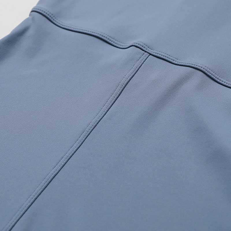 Buddha Stones Kombinezon z krótkim rękawem i zamkiem błyskawicznym o wysokiej elastyczności, sportowy, fitness, joga, damski, body - image 12