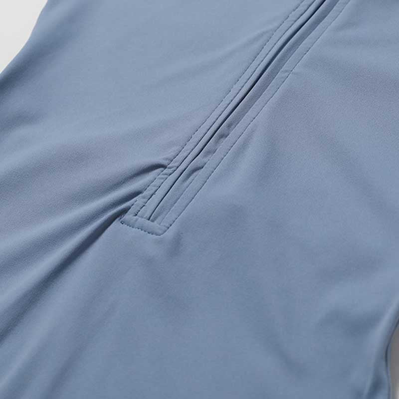 Buddha Stones Kombinezon z krótkim rękawem i zamkiem błyskawicznym o wysokiej elastyczności, sportowy, fitness, joga, damski, body - image 10