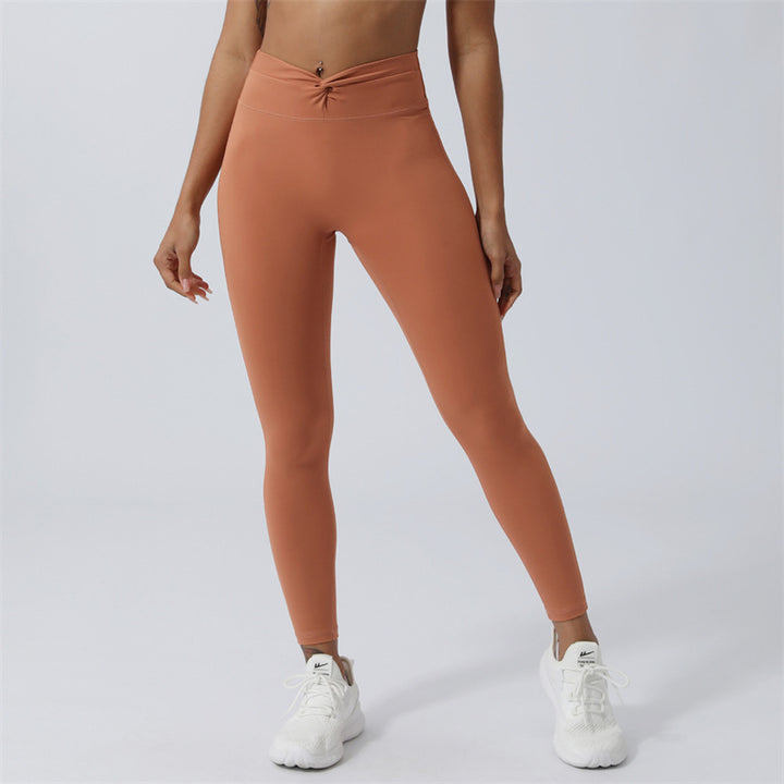Buddha Stones Kobiety Trening Długi Rękaw Krzyżowy Top Bez Pleców Tee Legginsy Sport Fitness Joga Strój