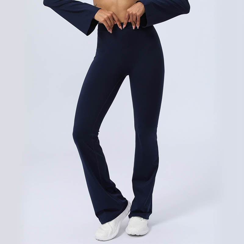 Buddha Stones Długi rękaw Biustonosz z odkrytymi plecami i ramiączkami Spodnie rozszerzane Fitness Joga Strój - image 29