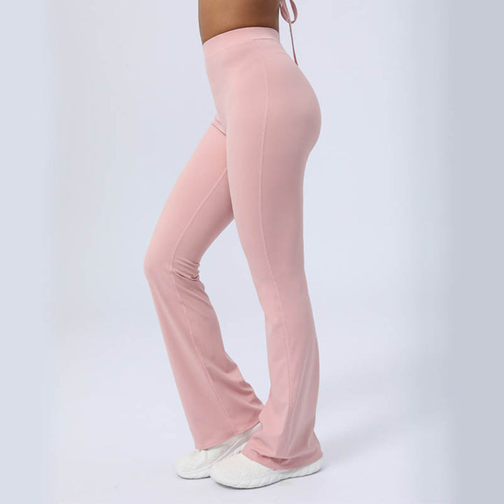 Buddha Stones Długi rękaw Biustonosz z odkrytymi plecami i ramiączkami Spodnie rozszerzane Fitness Joga Strój - image 36