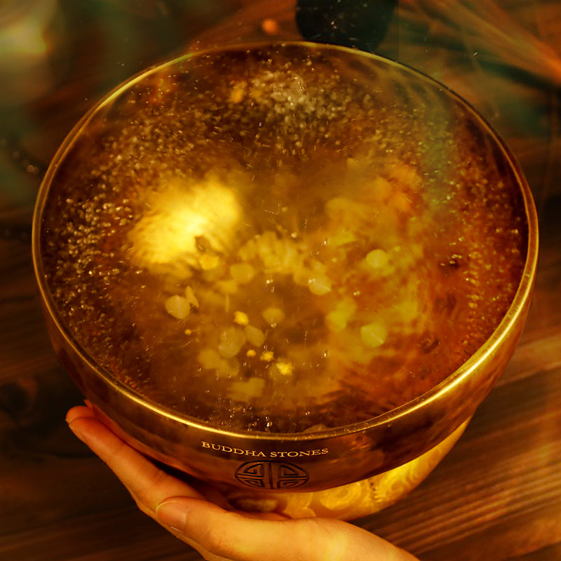 Lunar Rainbow Full Moon Singing Bowl Ręcznie wykonany do uzdrawiania i medytacji Zestaw misek z pozytywną energią