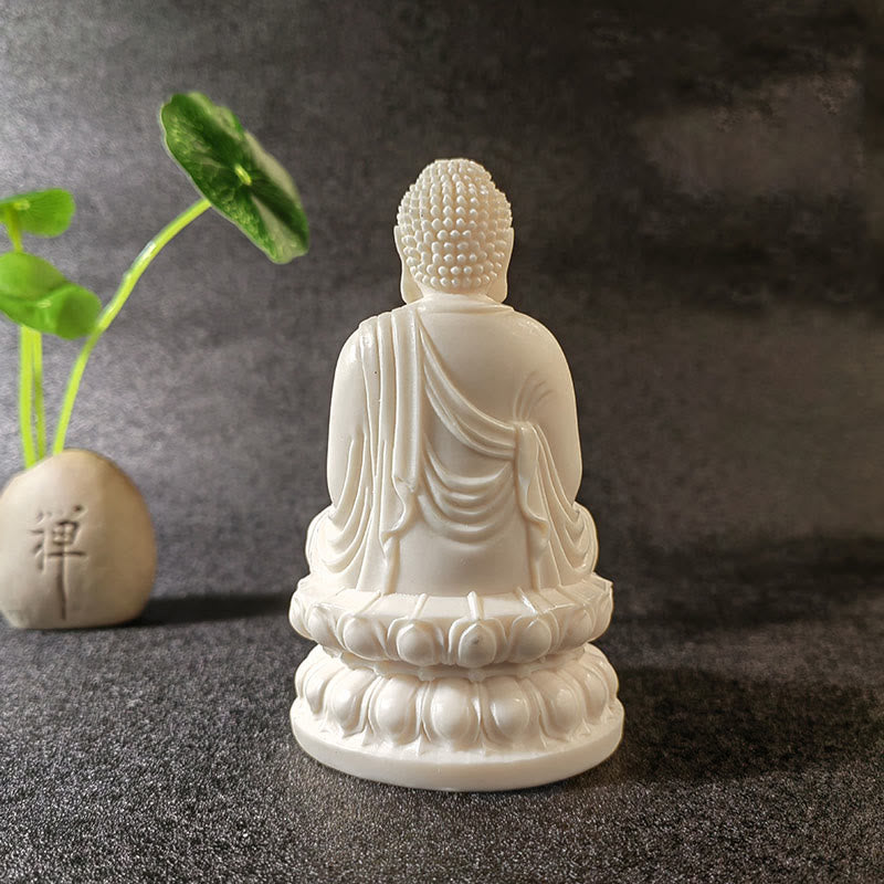 Buddha Stones Mini kość słoniowa owoce Tathagata budda lotos Kwan Yin Avalokitesvara Manjusri Samantabhadra spokój dekoracja biurka - image 20