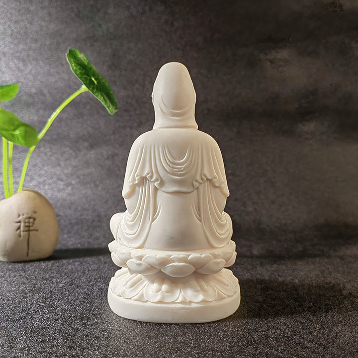 Buddha Stones Mini kość słoniowa owoce Tathagata budda lotos Kwan Yin Avalokitesvara Manjusri Samantabhadra spokój dekoracja biurka