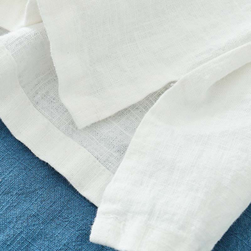 Buddha Stones Ramie Lniana Bluzka Damska Koszula Top Chiński Styl Hanfu Odzież - image 22