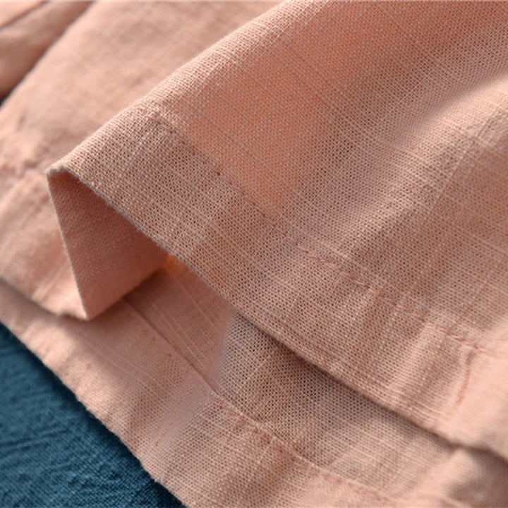 Buddha Stones Proste Szerokie Spodnie Taneczne Damskie Spodnie Do Jogi Z Kieszeniami - image 38