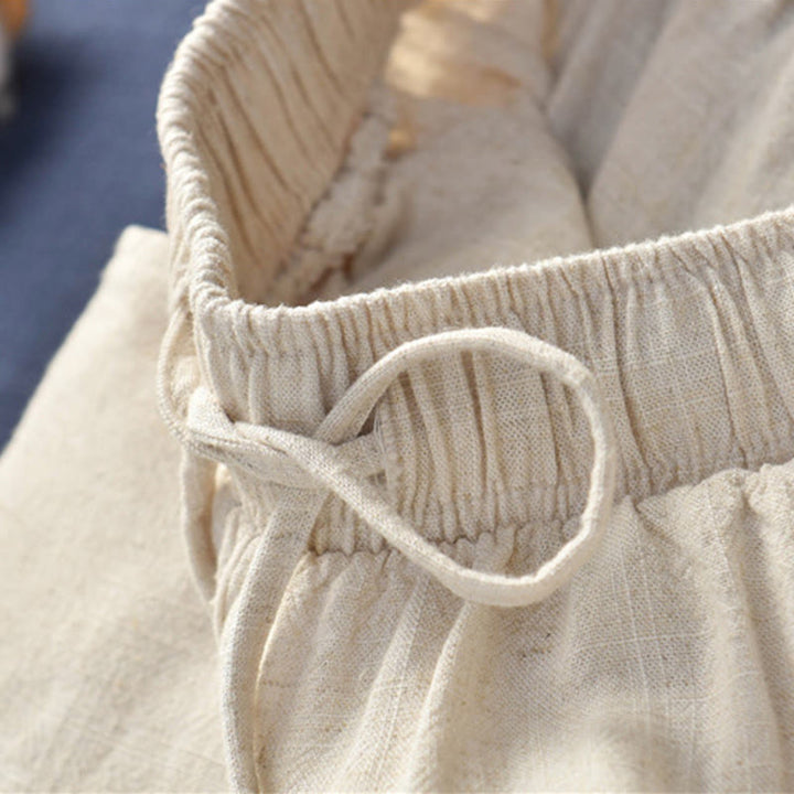 Buddha Stones Proste Szerokie Spodnie Taneczne Damskie Spodnie Do Jogi Z Kieszeniami - image 9