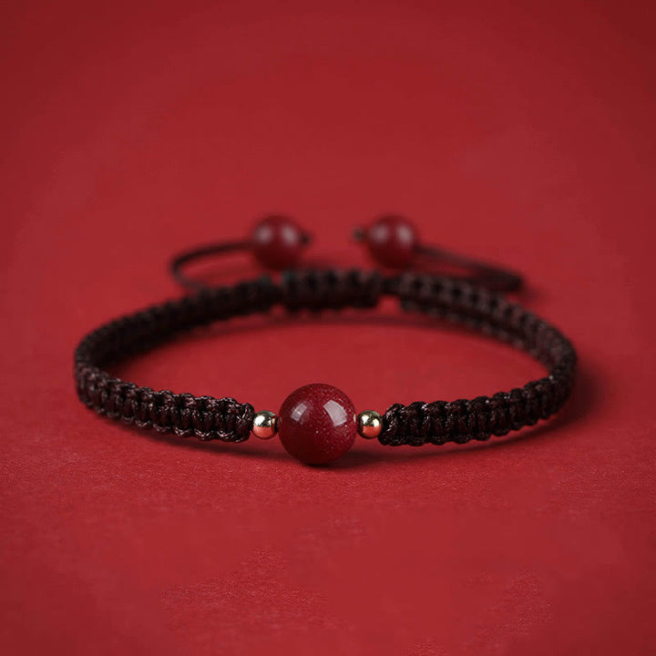 Bransoletka z czerwonego sznurka z Buddha Stones, błogosławieństwem i szczęściem