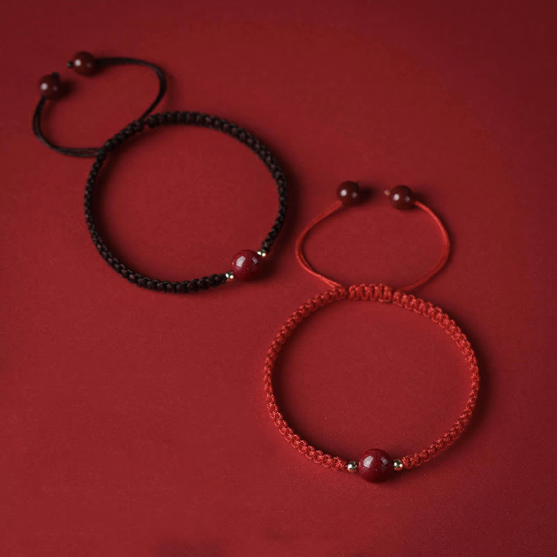 Bransoletka z czerwonego sznurka z Buddha Stones, błogosławieństwem i szczęściem