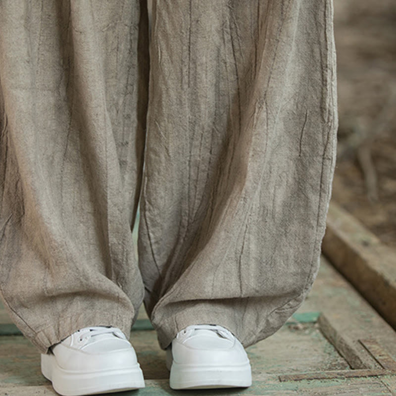 Buddha Stones Retro Tie Dye Harem Pants Casualowe damskie spodnie do jogi z kieszeniami - image 15