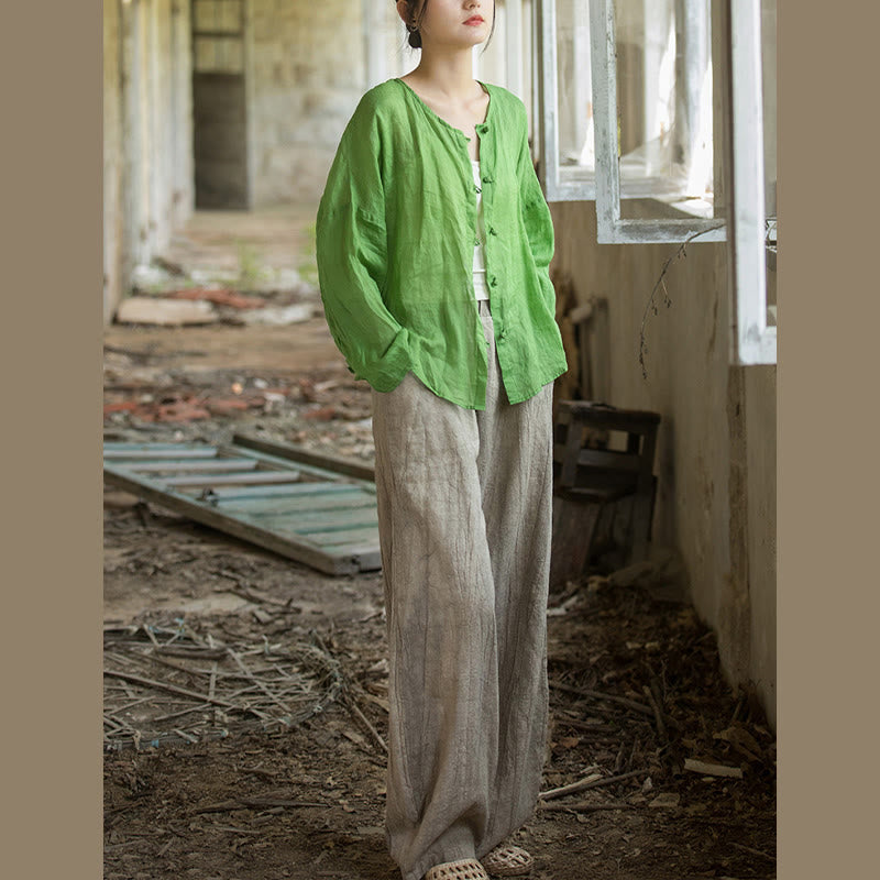 Buddha Stones Retro Tie Dye Harem Pants Casualowe damskie spodnie do jogi z kieszeniami - image 13