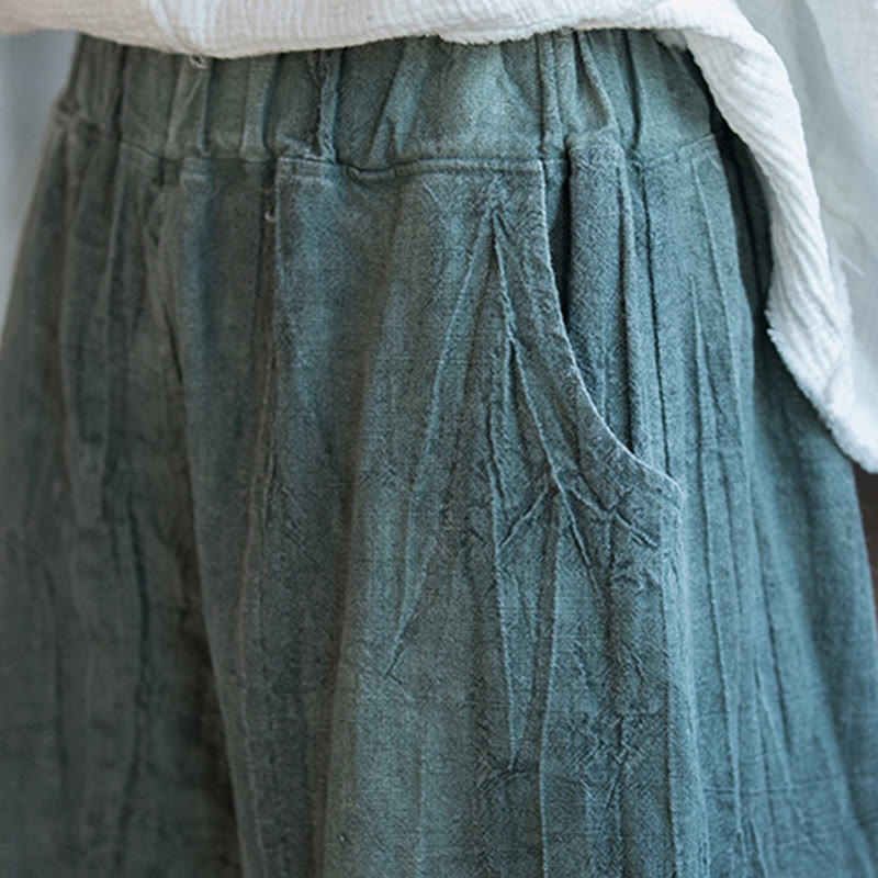 Buddha Stones Retro Tie Dye Harem Pants Casualowe damskie spodnie do jogi z kieszeniami - image 33