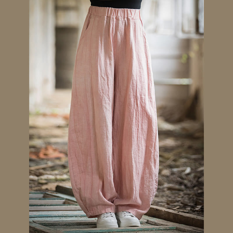Buddha Stones Retro Tie Dye Harem Pants Casualowe damskie spodnie do jogi z kieszeniami - image 40