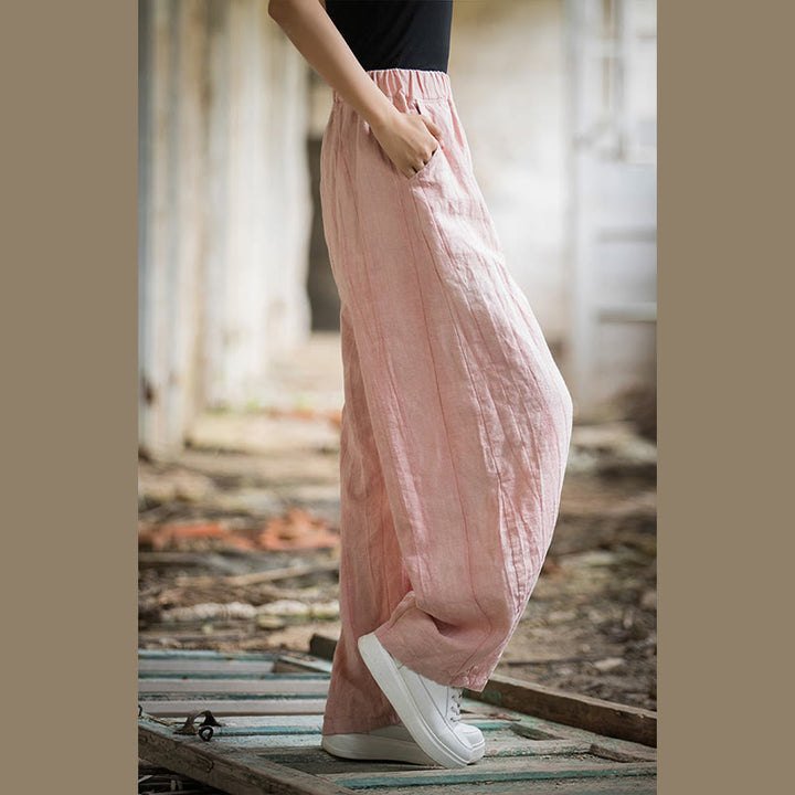 Buddha Stones Retro Tie Dye Harem Pants Casualowe damskie spodnie do jogi z kieszeniami - image 37