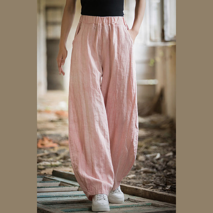 Buddha Stones Retro Tie Dye Harem Pants Casualowe damskie spodnie do jogi z kieszeniami - image 36