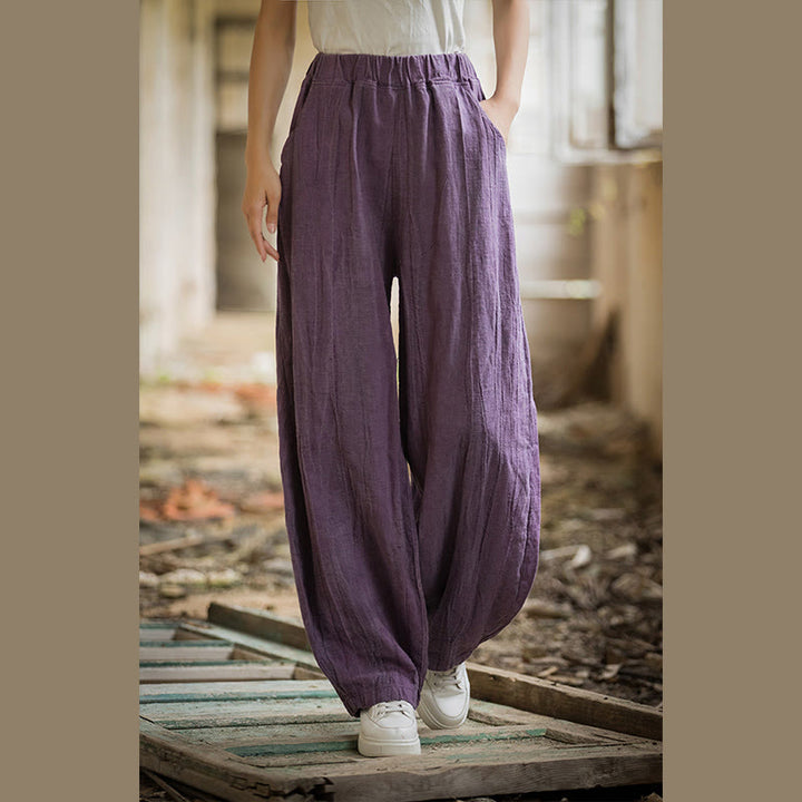 Buddha Stones Retro Tie Dye Harem Pants Casualowe damskie spodnie do jogi z kieszeniami - image 45