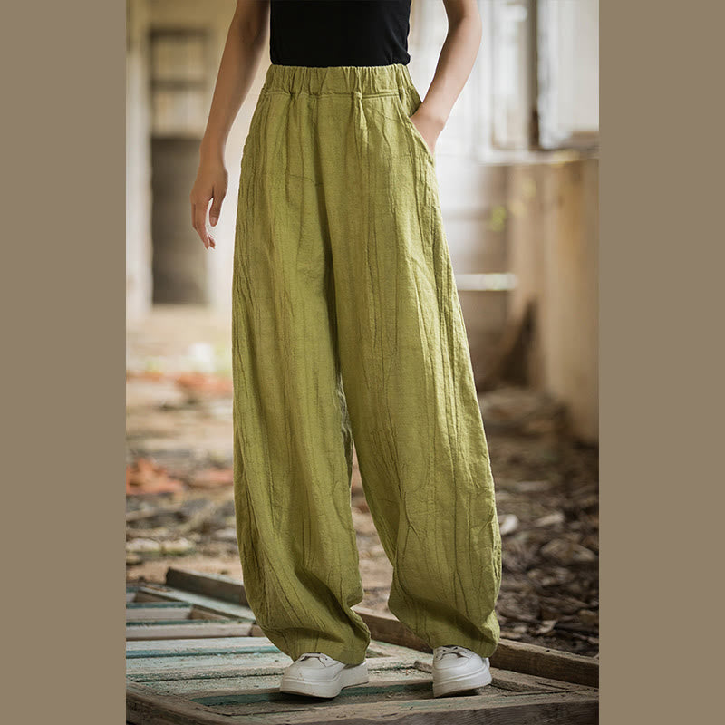 Buddha Stones Retro Tie Dye Harem Pants Casualowe damskie spodnie do jogi z kieszeniami - image 52