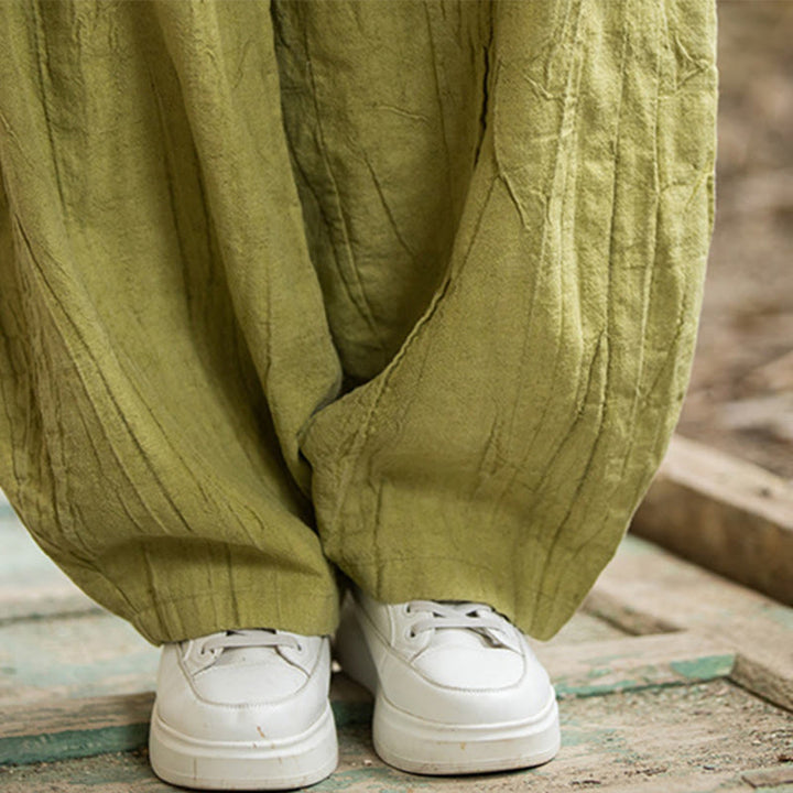 Buddha Stones Retro Tie Dye Harem Pants Casualowe damskie spodnie do jogi z kieszeniami - image 58