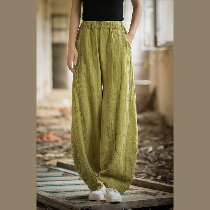 Buddha Stones Retro Tie Dye Harem Pants Casualowe damskie spodnie do jogi z kieszeniami - image 56