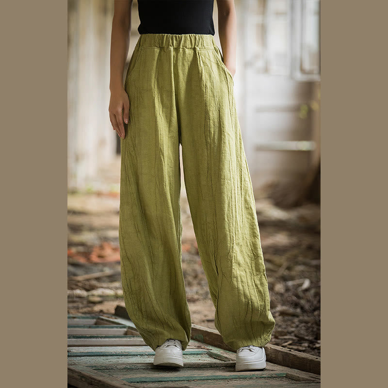 Buddha Stones Retro Tie Dye Harem Pants Casualowe damskie spodnie do jogi z kieszeniami - image 54