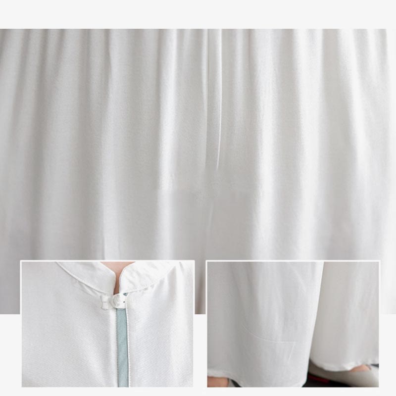 Buddha Stones 2 szt. Tang Suit z długim rękawem, koszula, spodnie, medytacja, zen, tai chi, bawełna, len, odzież damska - image 9