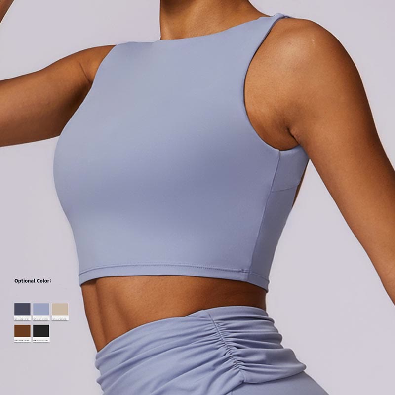 Buddha Stones Bez rękawów Bez pleców Pasek Tank Top Biustonosz Rozkloszowane Spodnie Sport Fitness Joga - image 7