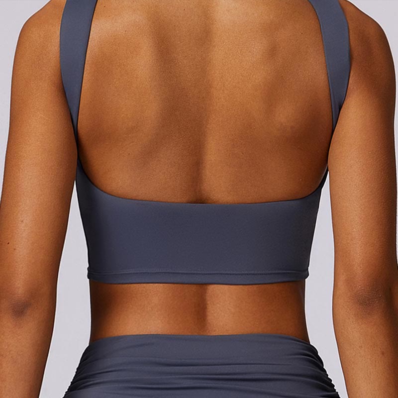 Buddha Stones Bez rękawów Bez pleców Pasek Tank Top Biustonosz Rozkloszowane Spodnie Sport Fitness Joga - image 45
