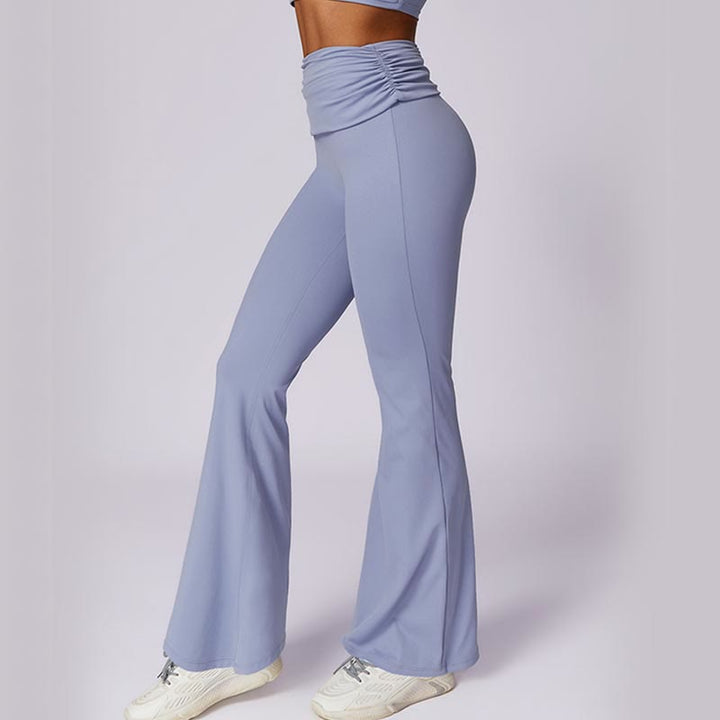 Buddha Stones Bez rękawów Bez pleców Pasek Tank Top Biustonosz Rozkloszowane Spodnie Sport Fitness Joga - image 19