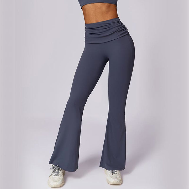 Buddha Stones Bez rękawów Bez pleców Pasek Tank Top Biustonosz Rozkloszowane Spodnie Sport Fitness Joga - image 48