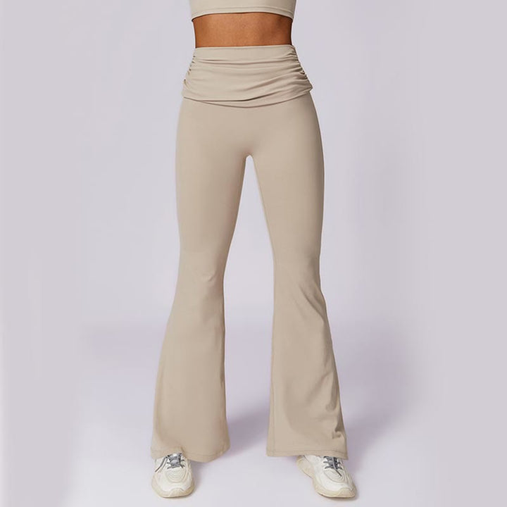 Buddha Stones Bez rękawów Bez pleców Pasek Tank Top Biustonosz Rozkloszowane Spodnie Sport Fitness Joga - image 60